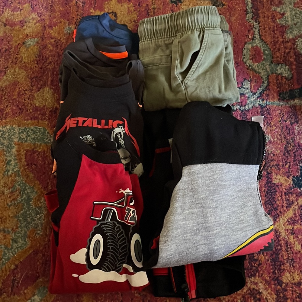 Size 5 boys play clothes
